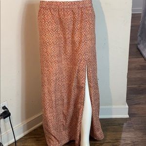 Michael kors long maxi skirt with front slit